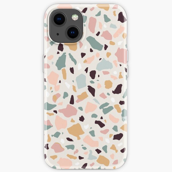 Pink Pastel Terrazzo iPhone Soft Case