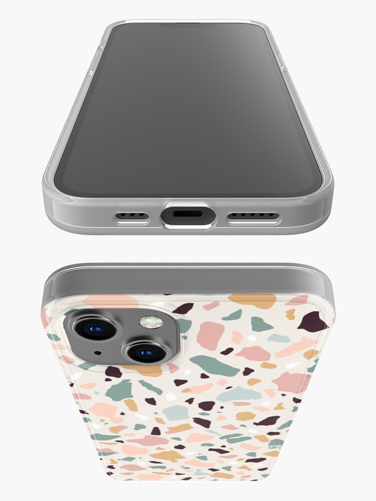 Alternate view of Pink Pastel Terrazzo iPhone Case