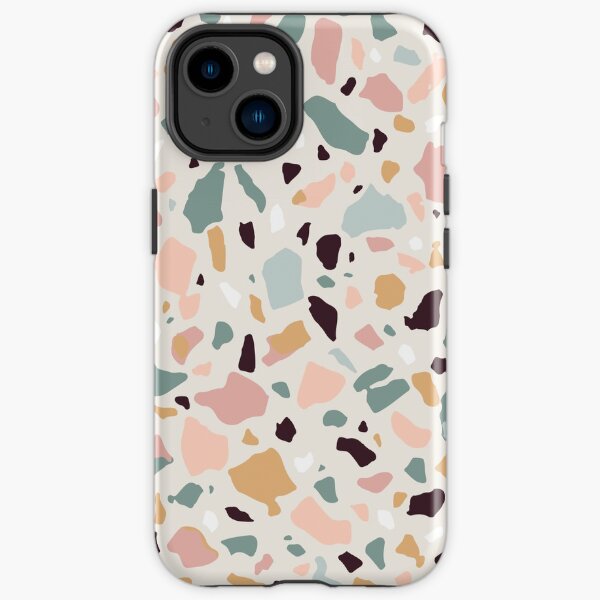 Pink Pastel Terrazzo iPhone Tough Case