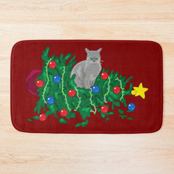 Item preview, Cat Hates Your Tree - Grey designed and sold by CCCDesign.