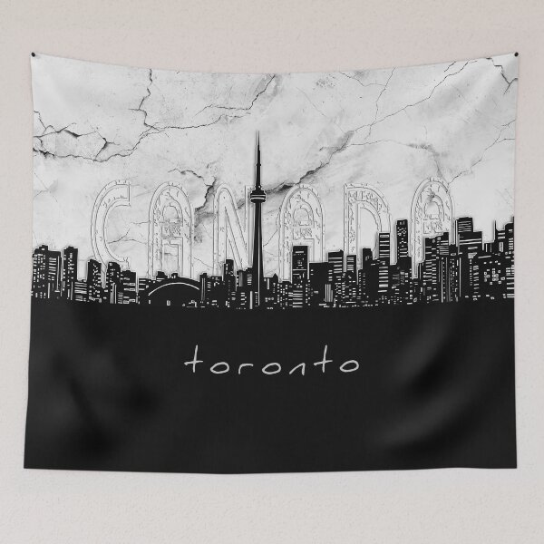 Item preview, toronto skyline marble designed and sold by BekimART2.