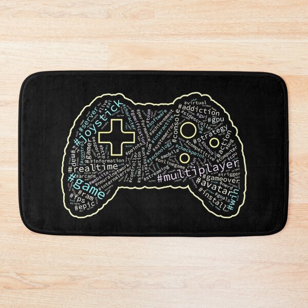 Item preview, Hashtag Wordcloud Gamer, Word Cloud, Software, Gamification, Computer Games, Joystick, Gamepad, Dark designed and sold by Max-Wear.