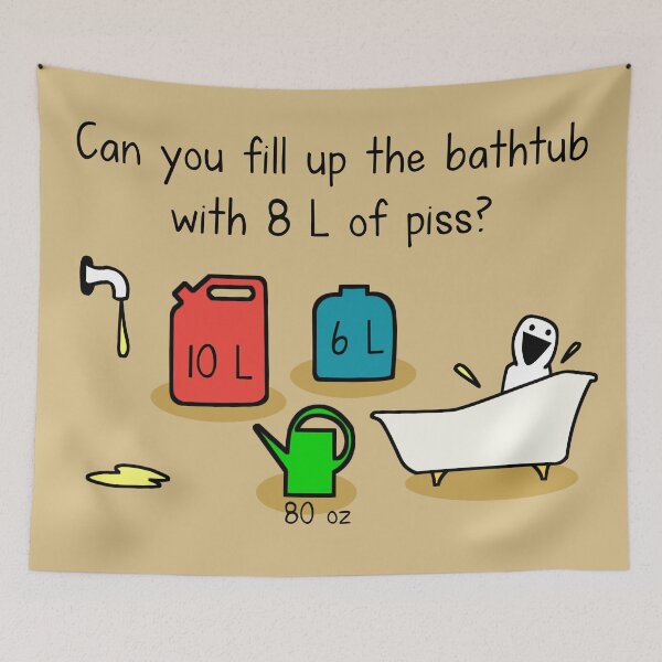 Item preview, Urine conundrum designed and sold by hungryfatcat.