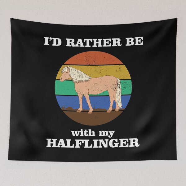 Item preview, I'd Rather Be With My Halflinger Funny Horse product designed and sold by jakehughes2015.