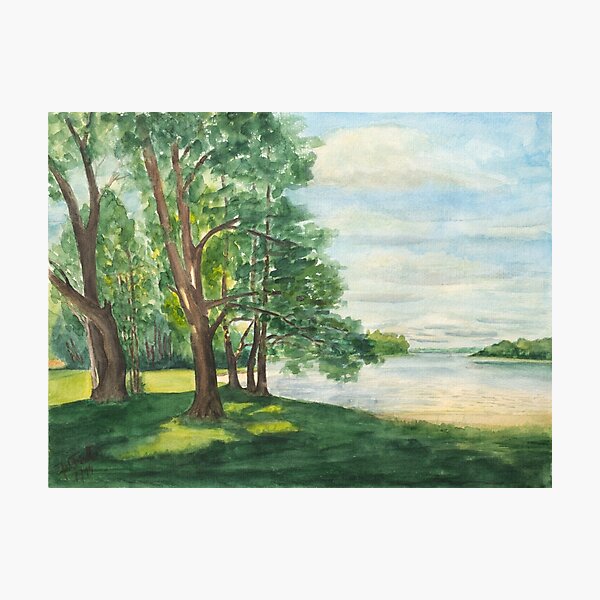 Item preview, Summer Day - Luebbesee - Uckermark designed and sold by Jens-Uwe Friedrich.