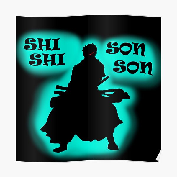 "Roronoa Zoro Shishi Sonson One piece" Poster by Mariemik31 Redbubble
