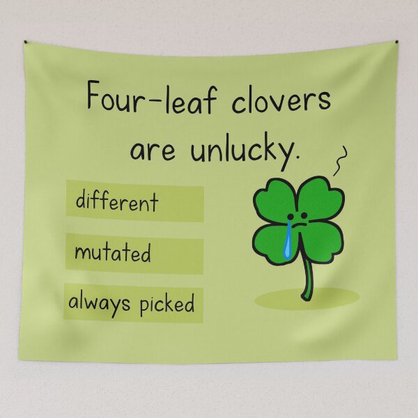 Item preview, Shamefaced shamrock designed and sold by hungryfatcat.