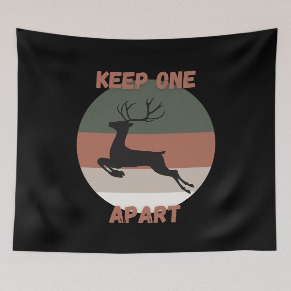 Item preview, keep one reindeer apart funny christmas designed and sold by happinestSHOP.