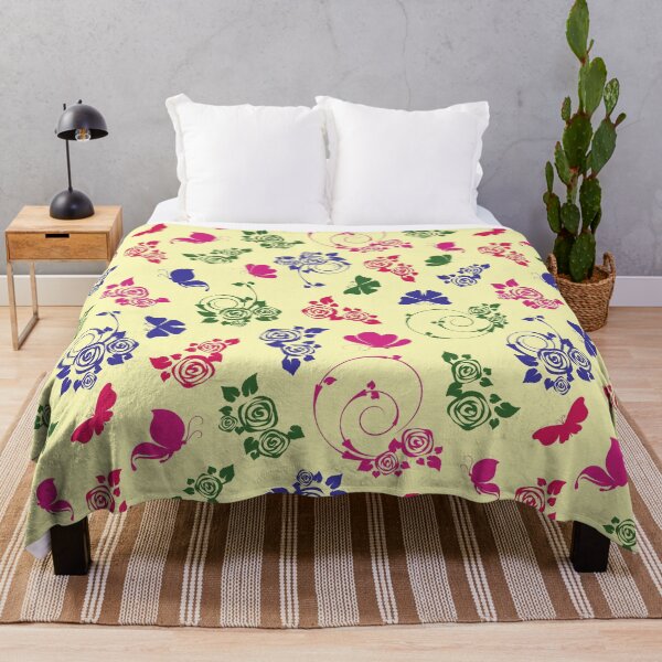 Item preview, Pretty butterfly pattern - Floral Botanical herbal pattern designed and sold by PattyTheGecko.