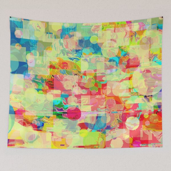 Item preview, Plaid Cacophony with Bubbles  designed and sold by AMGImpressions.