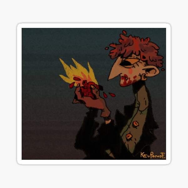 Item preview, Burning heart designed and sold by keuponof.