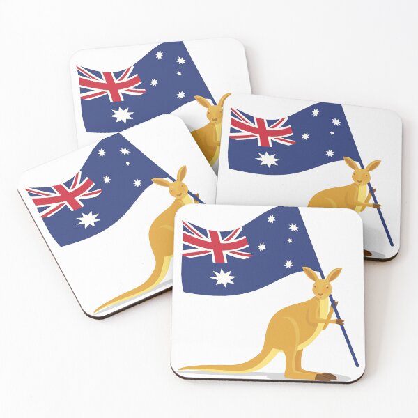 Item preview, Kangro holding Australia flag designed and sold by PeterSS.