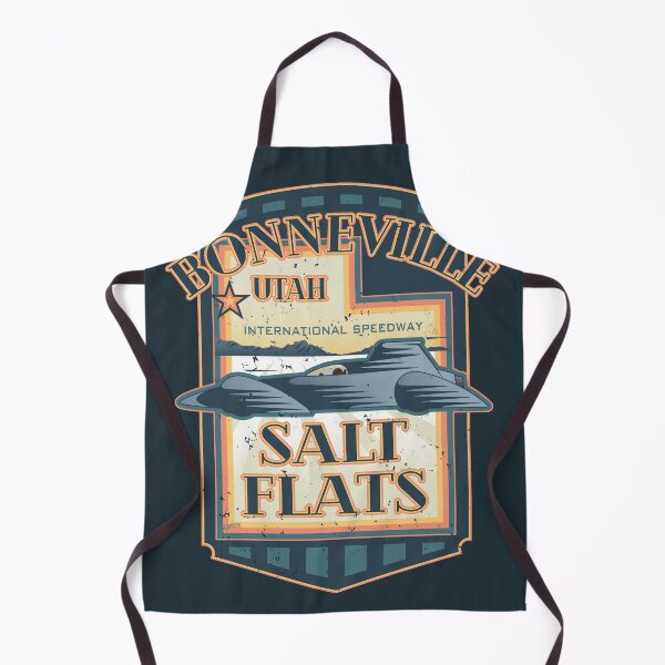 Item preview, Bonneville Salt Flats International Speedway Vintage Retro Style Illustration designed and sold by hobrath.