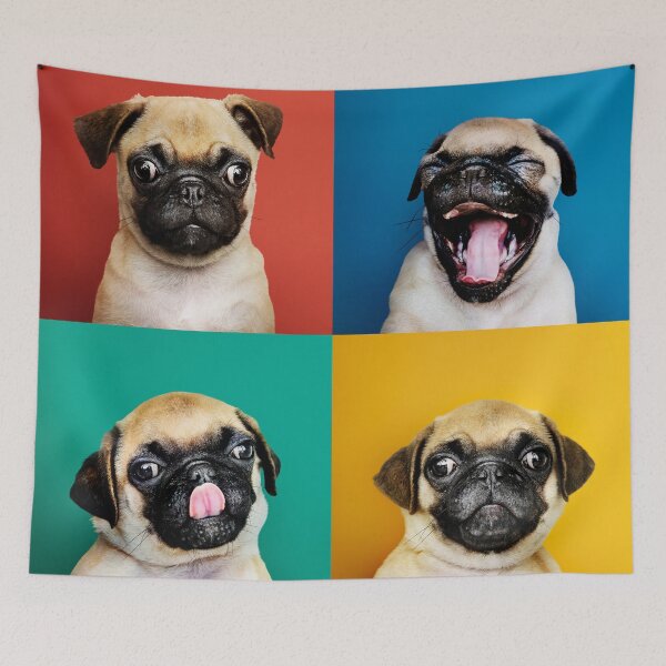 Item preview, Cute Pug Puppy designed and sold by Borislav Shekerdzhiyski.