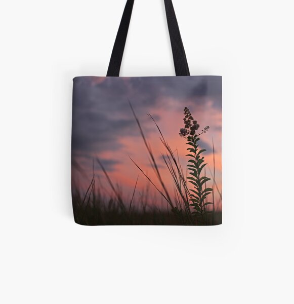 Spider Sunset All Over Print Tote Bag