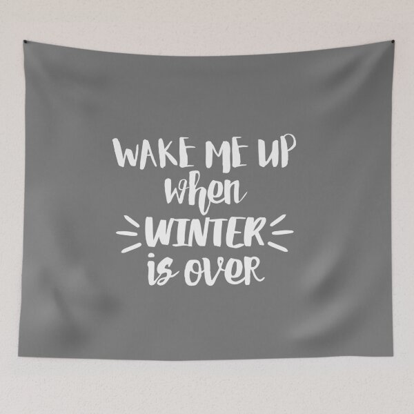 Item preview, Wake me Up When Winter is Over - Humor designed and sold by KarolinaPaz.