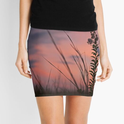 Spider Sunset Mini Skirt