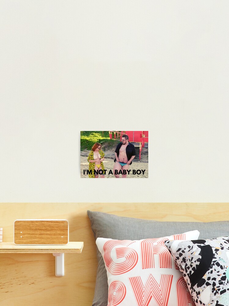 90 Day Fiance Colt and Jess Im not a baby boy Photographic Print