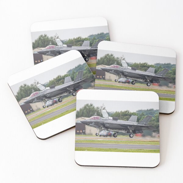 Item preview, RAF F-35B lands vertically at the Royal International Air Tattoo  designed and sold by MartinWood.