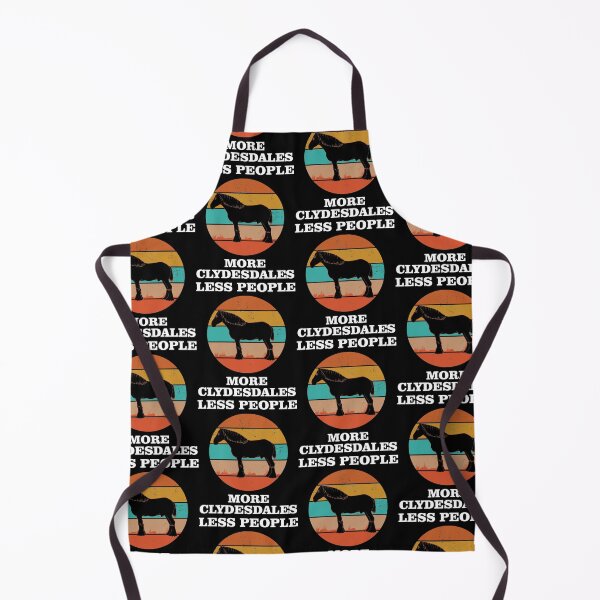 Item preview, Less People More Clydesdales Funny Horse print designed and sold by jakehughes2015.