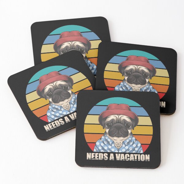 Artikelvorschau, Pug Dog Needs A Vacation entworfen und verkauft von SiddharthaMoon.