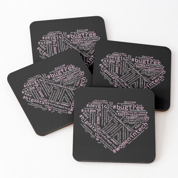Item preview, Hashtag Wordcloud Heart Women In Tech, Girl Programmer, Word Cloud, Software Engineer, Computer Science, Web, WWW, Programming Humor, Dark designed and sold by Max-Wear.