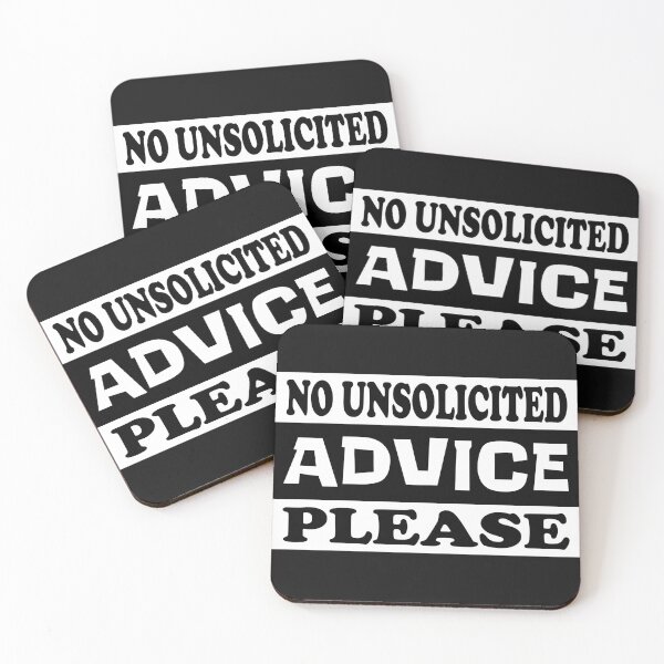 Item preview, No Unsolicited Advice Please Essential Classic Sticker And Shirt Design designed and sold by Glike.