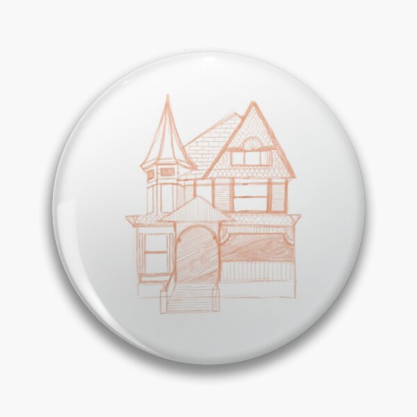 Item preview, Orange House Sketch designed and sold by tealprint.