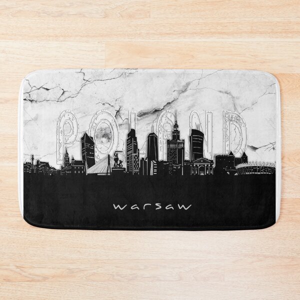 Item preview, warsaw skyline marble designed and sold by BekimART2.