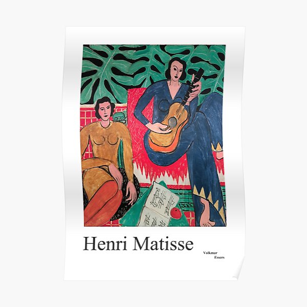 Henri Matisse Music Festival, French artist, Poster