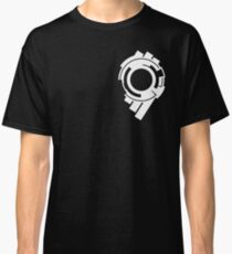Camiseta clásica Fantasma en el caparazón: logotipo de la sección de seguridad pública 9 (logotipo blanco)