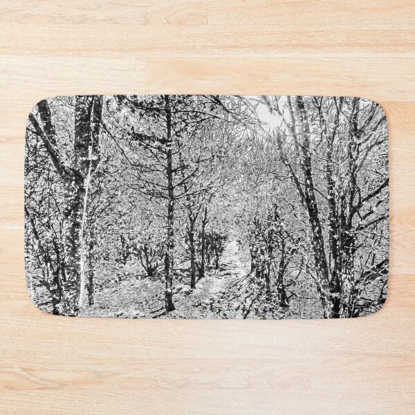 Item preview, Monochrome Snow Forest Art designed and sold by Londonimages.