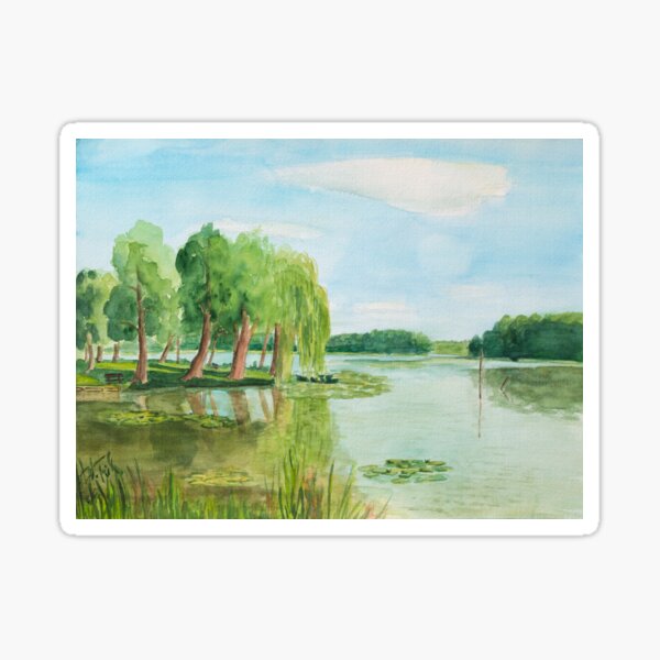 Schäferwiese Lychen - Uckermark Sticker