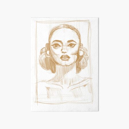 Item preview, Gelbe Personenskizze designed and sold by tealprint.