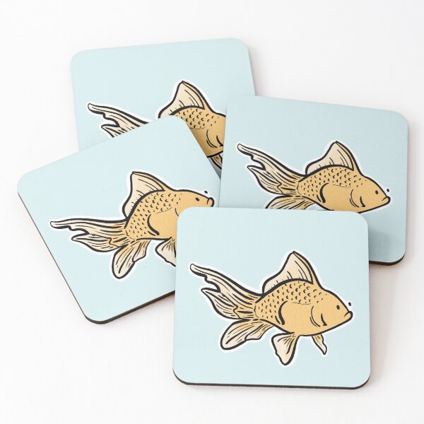 Item preview, Happy Little Orange Goldfish Illustration designed and sold by bassoongirl123.