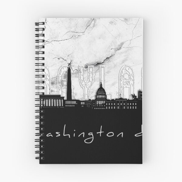 Item preview, washington dc skyline marble designed and sold by BekimART2.