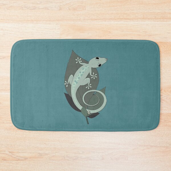 Item preview, Lilybell the Spotted Lizard Perched On Leaves designed and sold by Izzy Clarence.