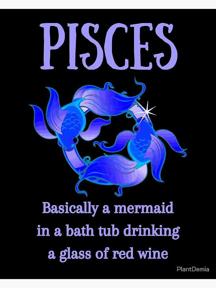 Pisces Zodiac Sign Test Description Canvas Print