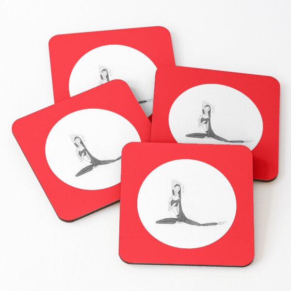 Item preview, Ballerina 001 - B&W - RED designed and sold by Akos Barat.