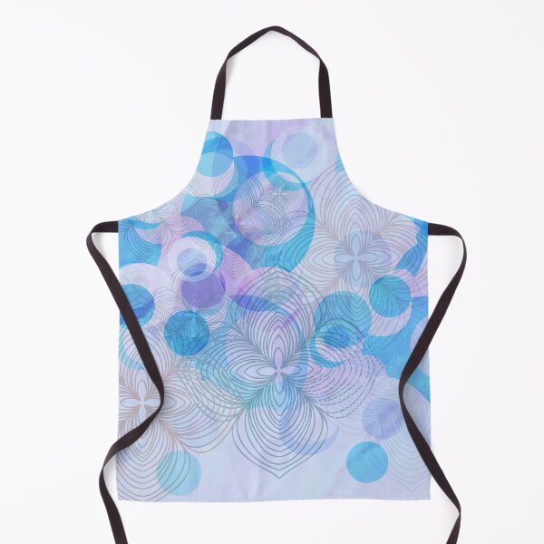 Item preview, Blue and Lavender Geometric Spiral Design designed and sold by McKizzo.