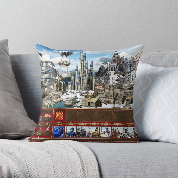 Heroes of Might & Magic 3 Tower Throw Pillow