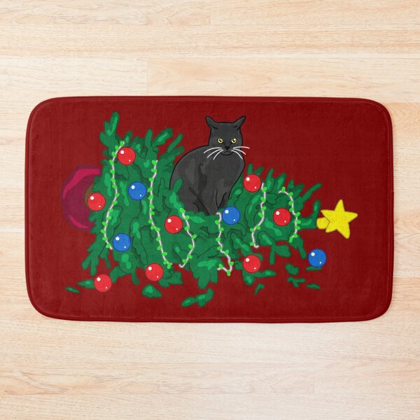 Item preview, Cat Hates Your Tree - Black designed and sold by CCCDesign.