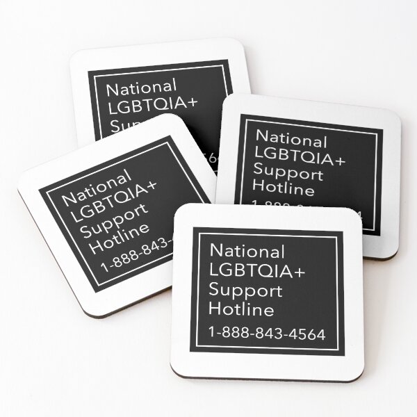 Item preview, National LGBTQIA+ Support Hotline Phone Number designed and sold by kyleerinker.
