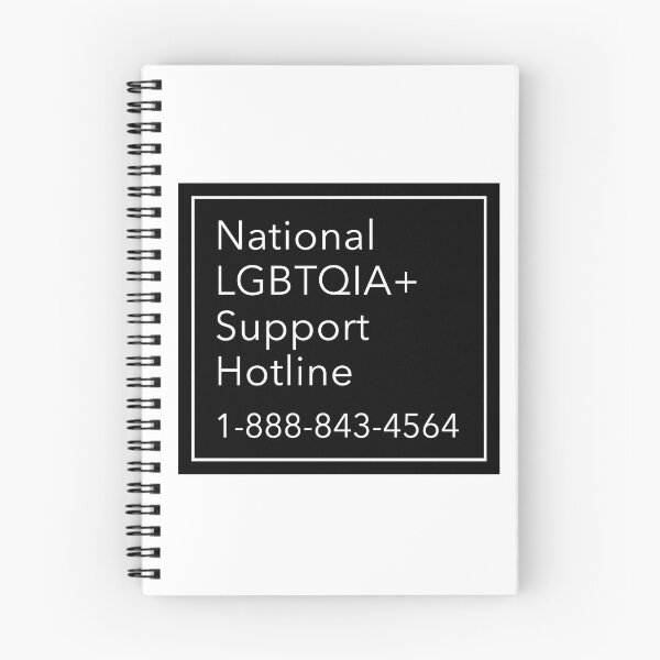 Item preview, National LGBTQIA+ Support Hotline Phone Number designed and sold by kyleerinker.