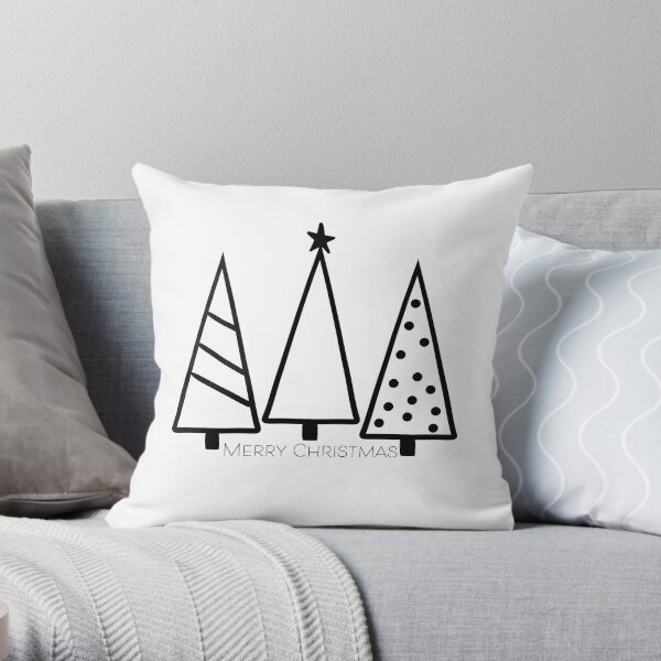 3 Trees Throw Pillow