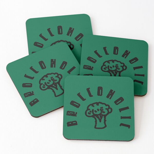 Item preview, Broccoholic Vintage Retro Logo designed and sold by okpinsArtDesign.