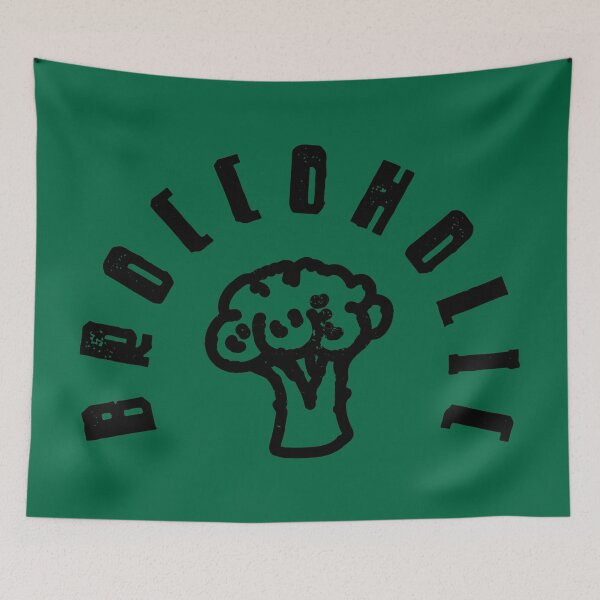 Item preview, Broccoholic Vintage Retro Logo designed and sold by okpinsArtDesign.