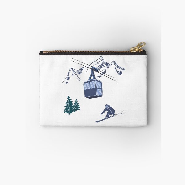 Item preview, Ski Lift Resort Winter Sports Scene designed and sold by TheInkElephant.