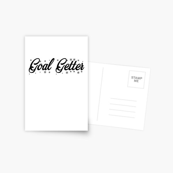 Goal getter Postcard