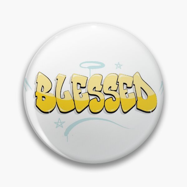 Item preview, Blessed Throwie designed and sold by PopThreads.
